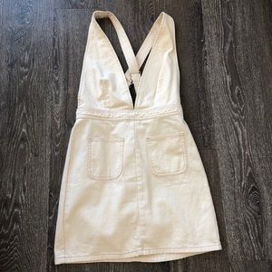 BDG Off white denim dress